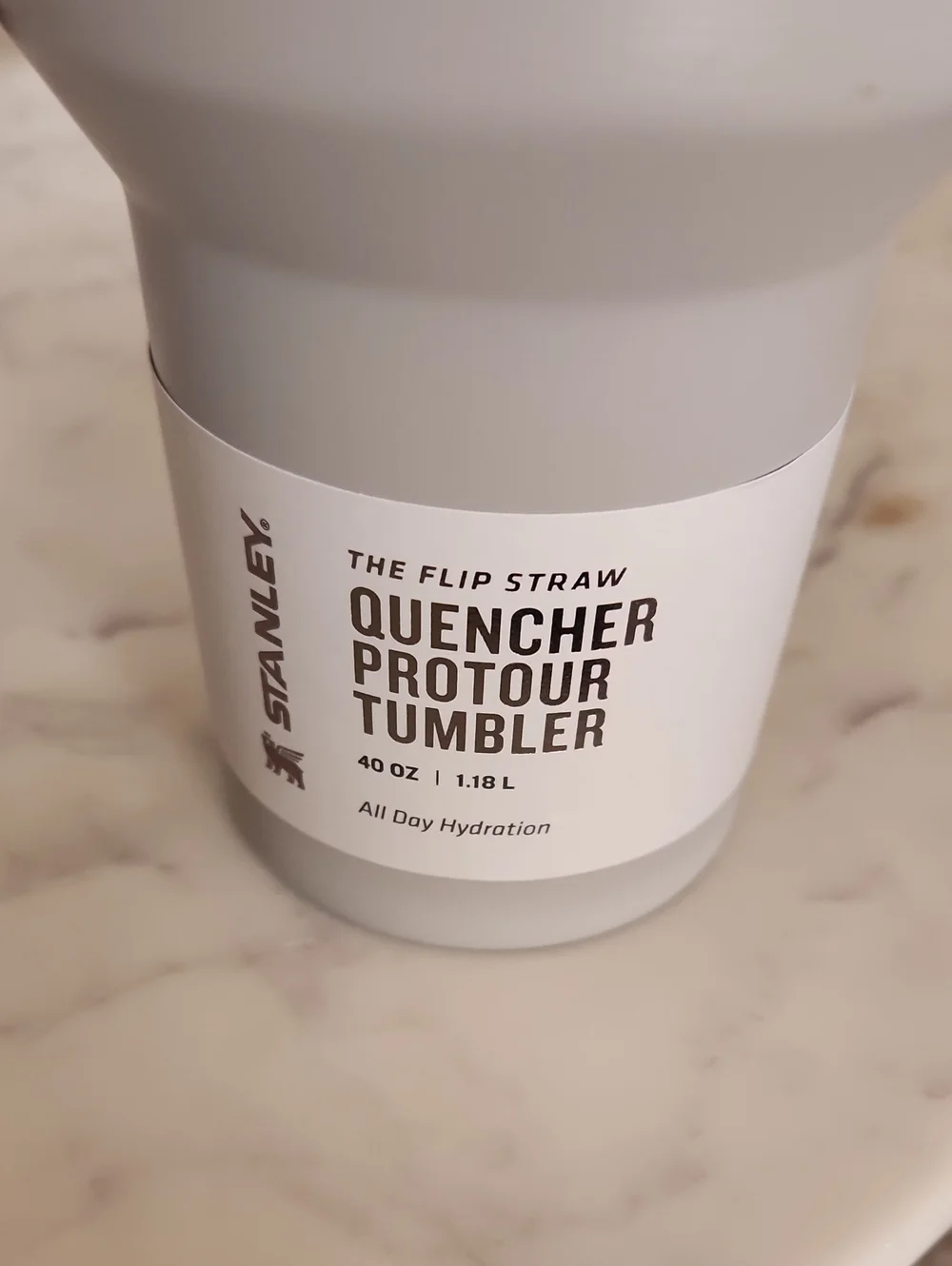 Brand New Stanley Quencher Protour Tumbler 40oz in Ash Fade (Grey)